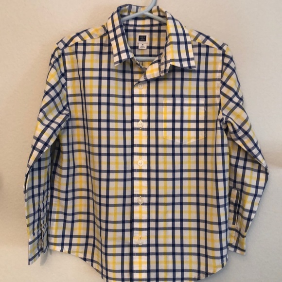 Janie and Jack long sleeved button down shirt - Picture 1 of 4